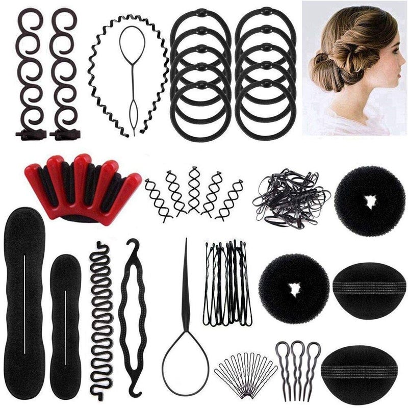 CestMall Winkeyes Hair Styling Set - DIY Hair Braiding Tool Kit with Hair Modelling Accessories for Simple and Fast Spiral Braids - Image 1
